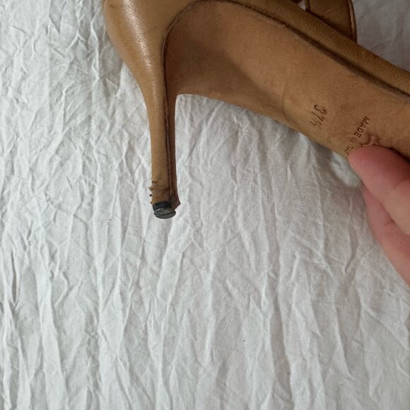 ULTRA RARE Archival Manolo Blahnik Ribbon Rosette Mules - SS 1996- Size 37.5 - Picture 4 of 7